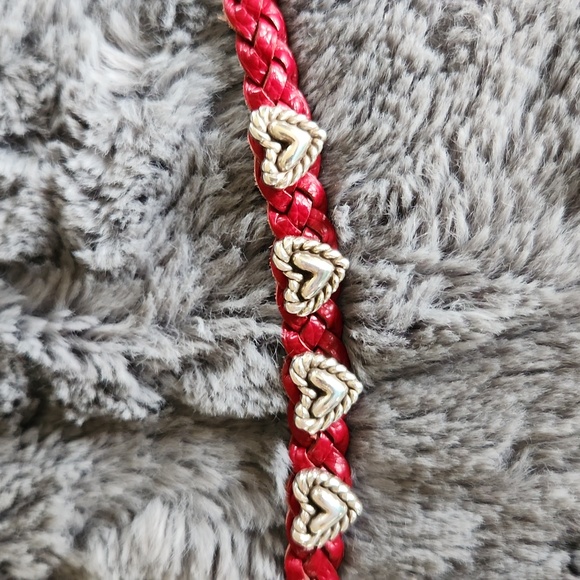 Brighton Rope Heart Bandit Leather Braid bracelet - Picture 2 of 7